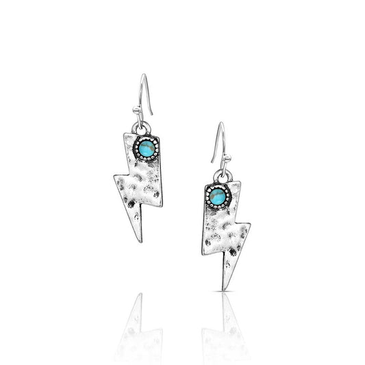 Montana Silversmiths Desert Lightning Turquoise Earrings
