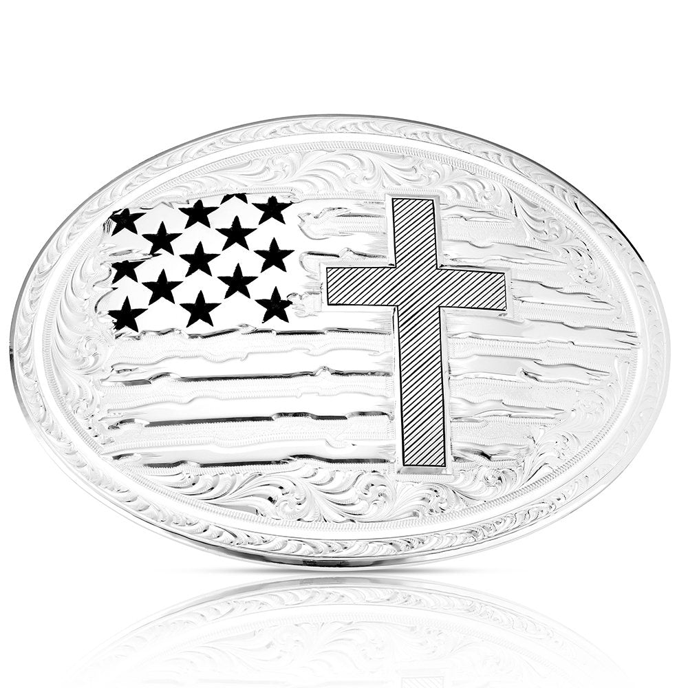 Land of the Free American Made Buckle