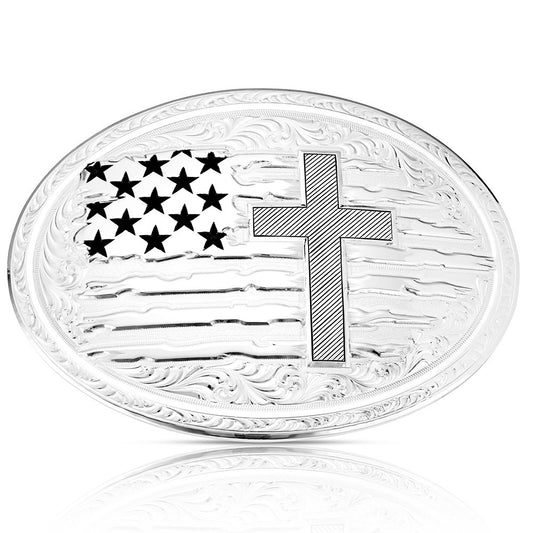 Land of the Free American Made Buckle