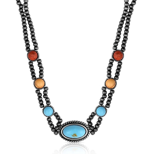 Montana Silversmiths Sunset Skies Beaded Necklace