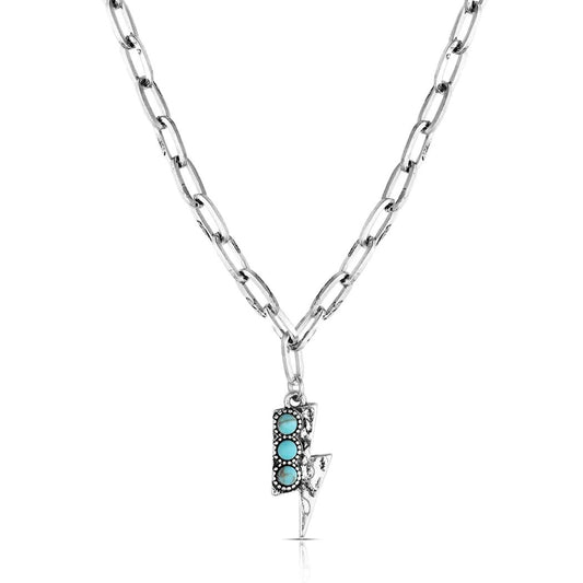 Montana Silversmiths Desert Lightning Turquoise Necklace