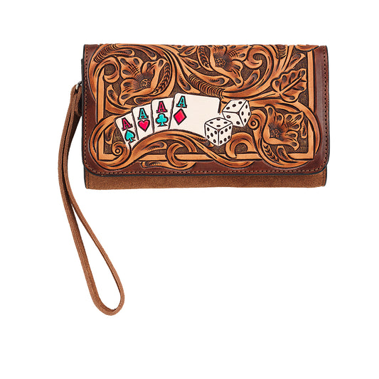 Angel Ranch Roxie Collection Wallet Brown