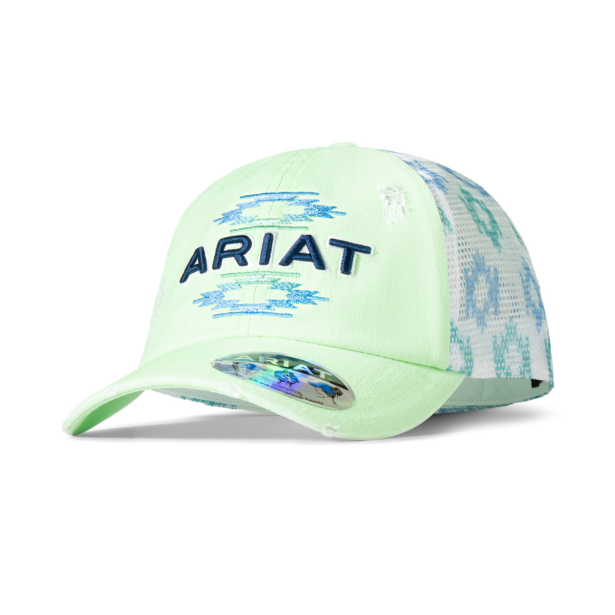 Women's Ariat Neon Green Hat w/ Mesh back