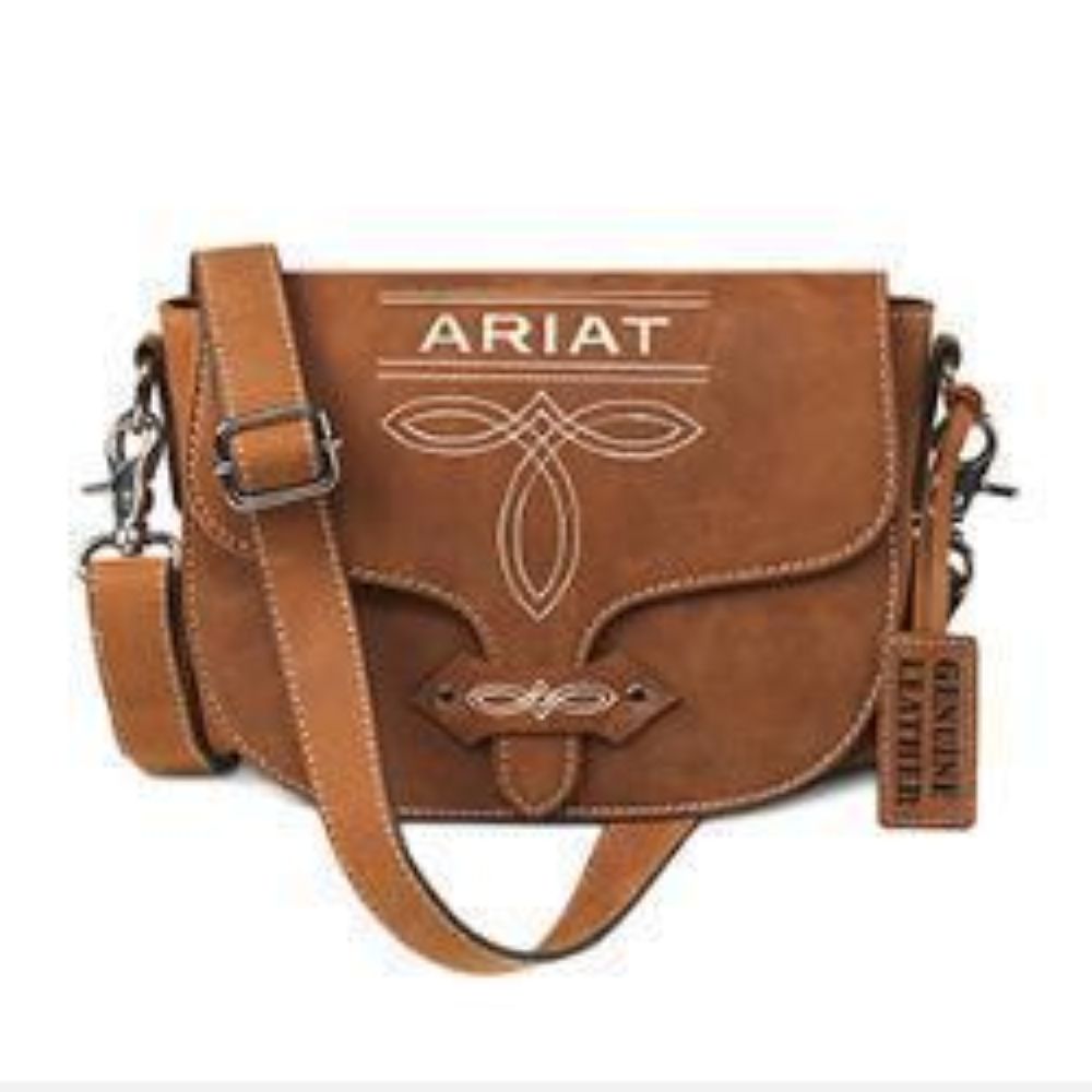 Ariat Lynn Small Crossbody Medium Brown