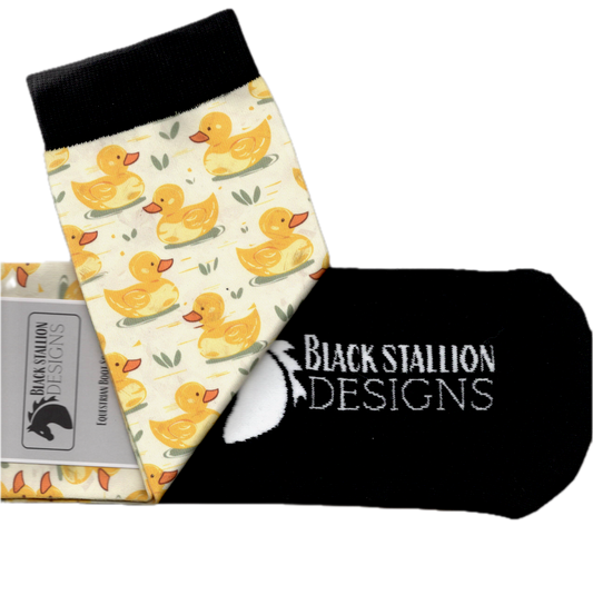 Ladies Equestrian Boot Socks - Black Stallion Designs