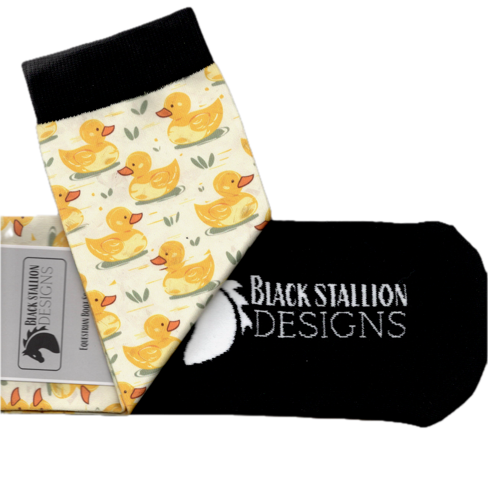 Equestrian Boot Socks - Child Size - Black Stallion Designs