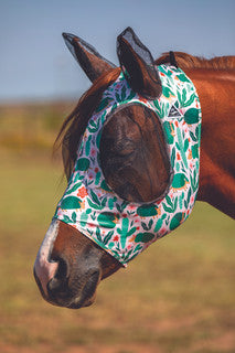 Professional's Choice Pony Cob Horse Lycra Fly Mask