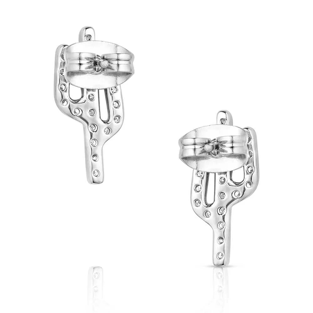 Montana Silversmiths Sparkling Saguaro Cactus Earrings