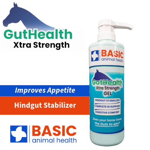 GutHealth Xtra Strength Gel for Horses - 30 oz squirt bottle