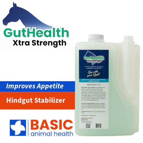 GutHealth Xtra Strength Liquid Supplement for Horses 2Liter