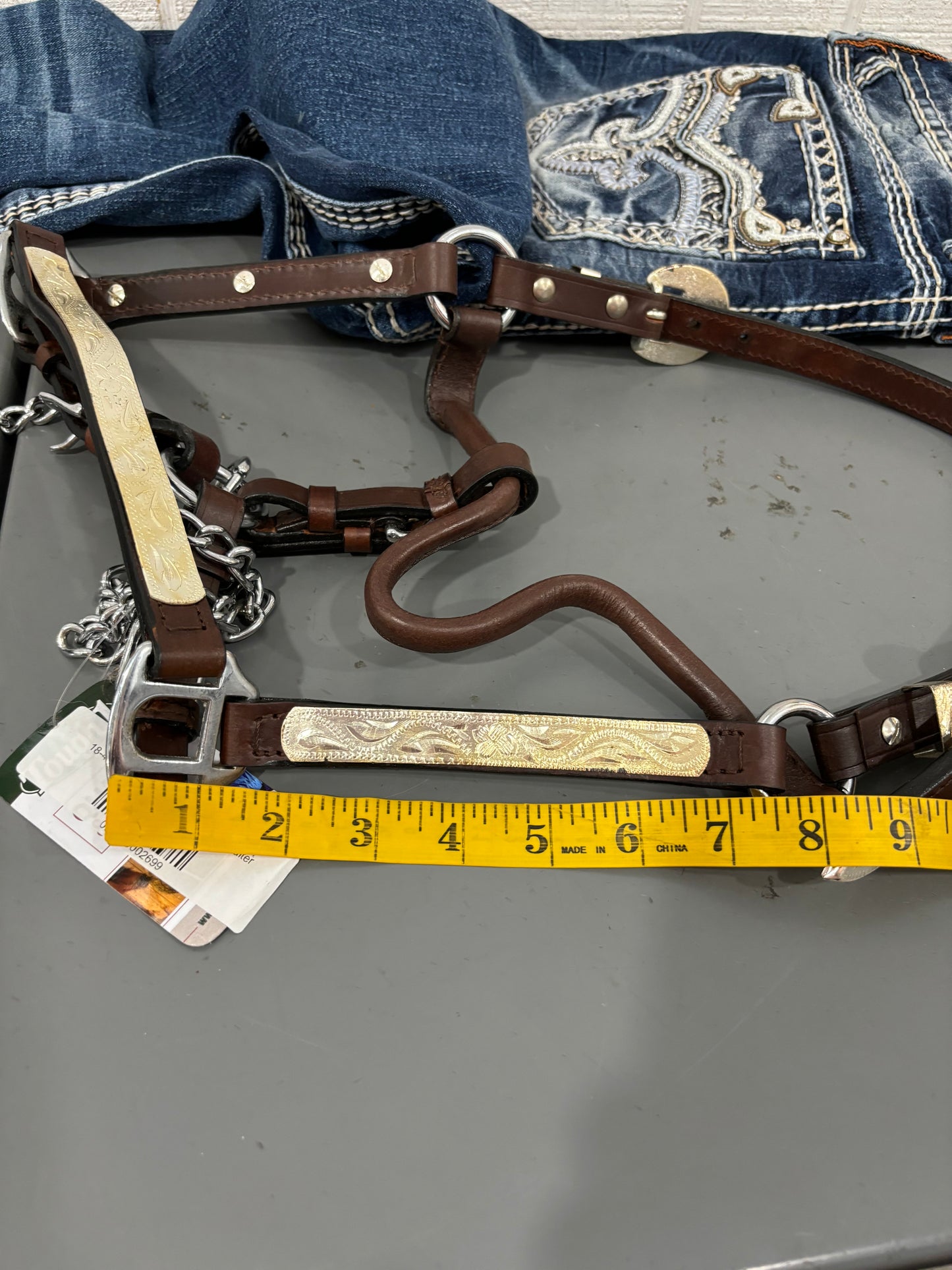 Pony Size Silver Bar Show Halter