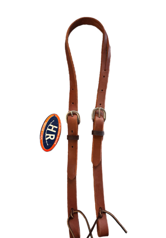 HR Saddlery Single Ply Split Ear Headstall