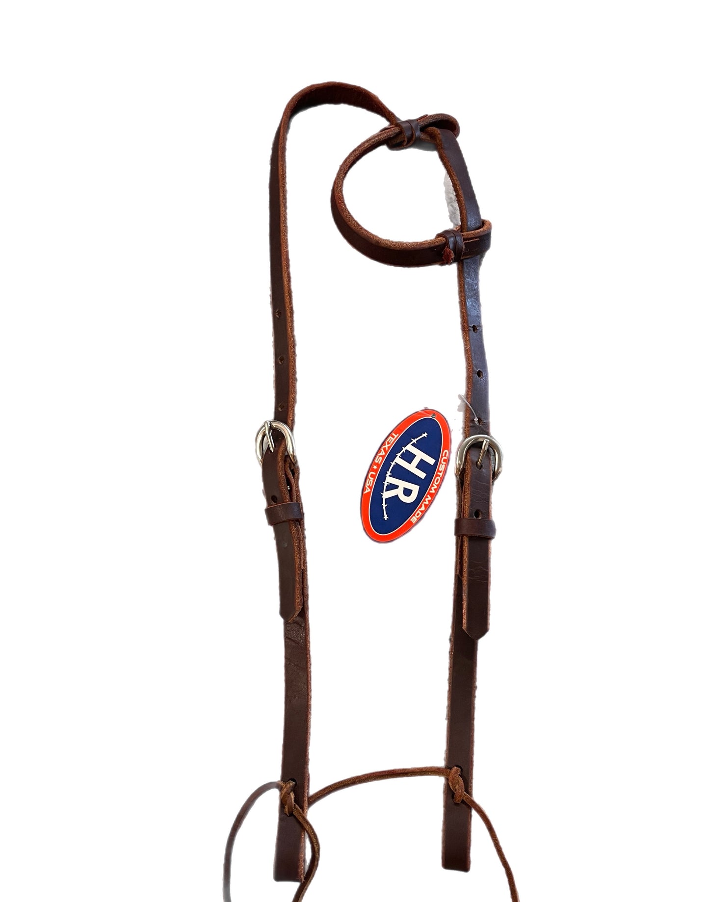 HR Saddlery Single Ply Cowboy Style One Ear Headstall