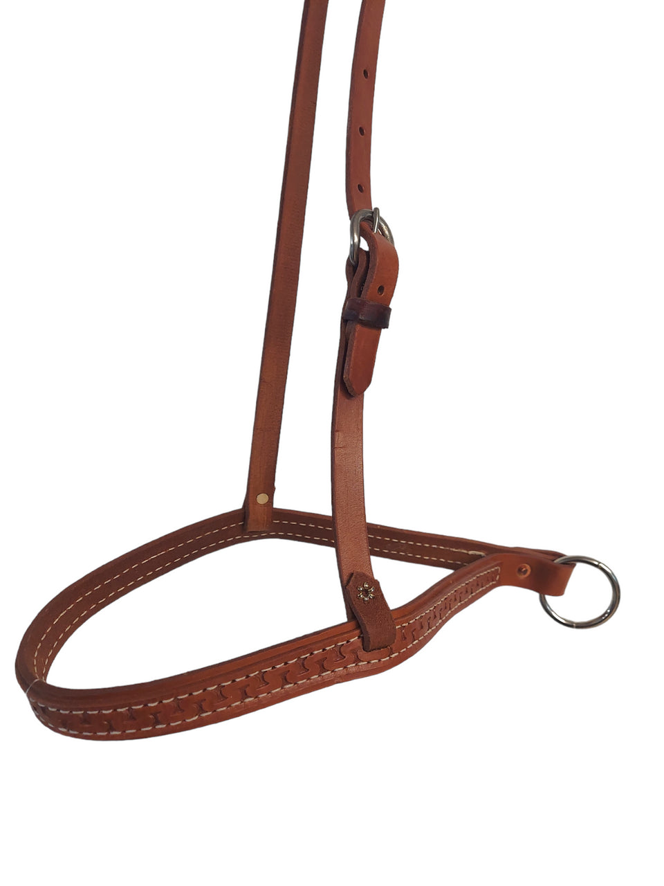 HR Saddlery Light Oil Tooled Noseband