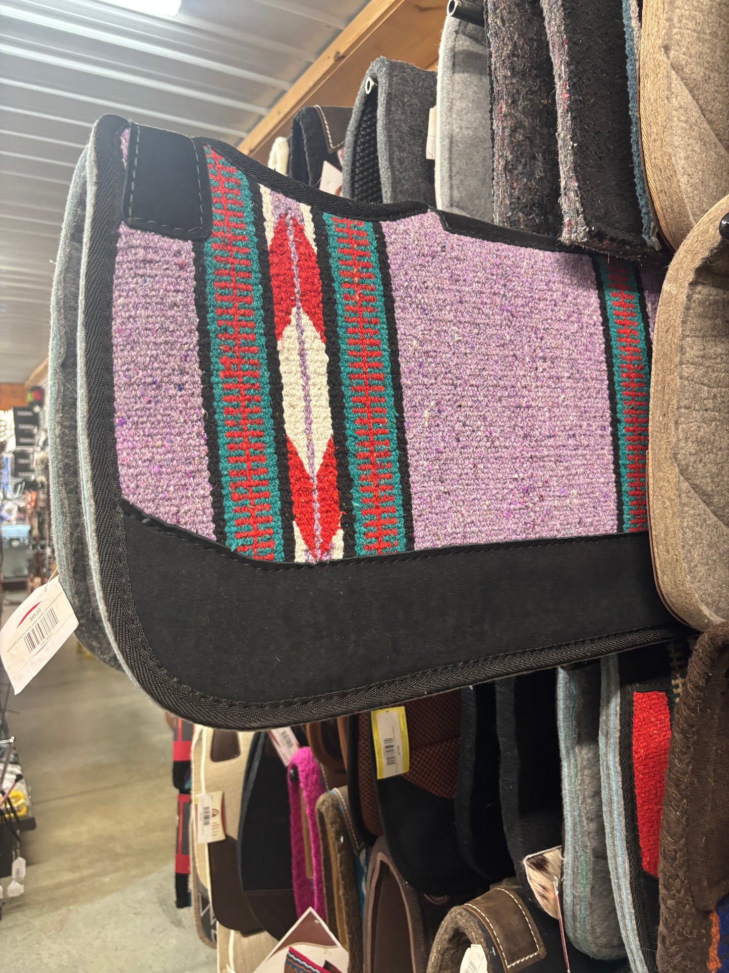 Showman Acrylic Saddle Pad w/ Contoured Spine