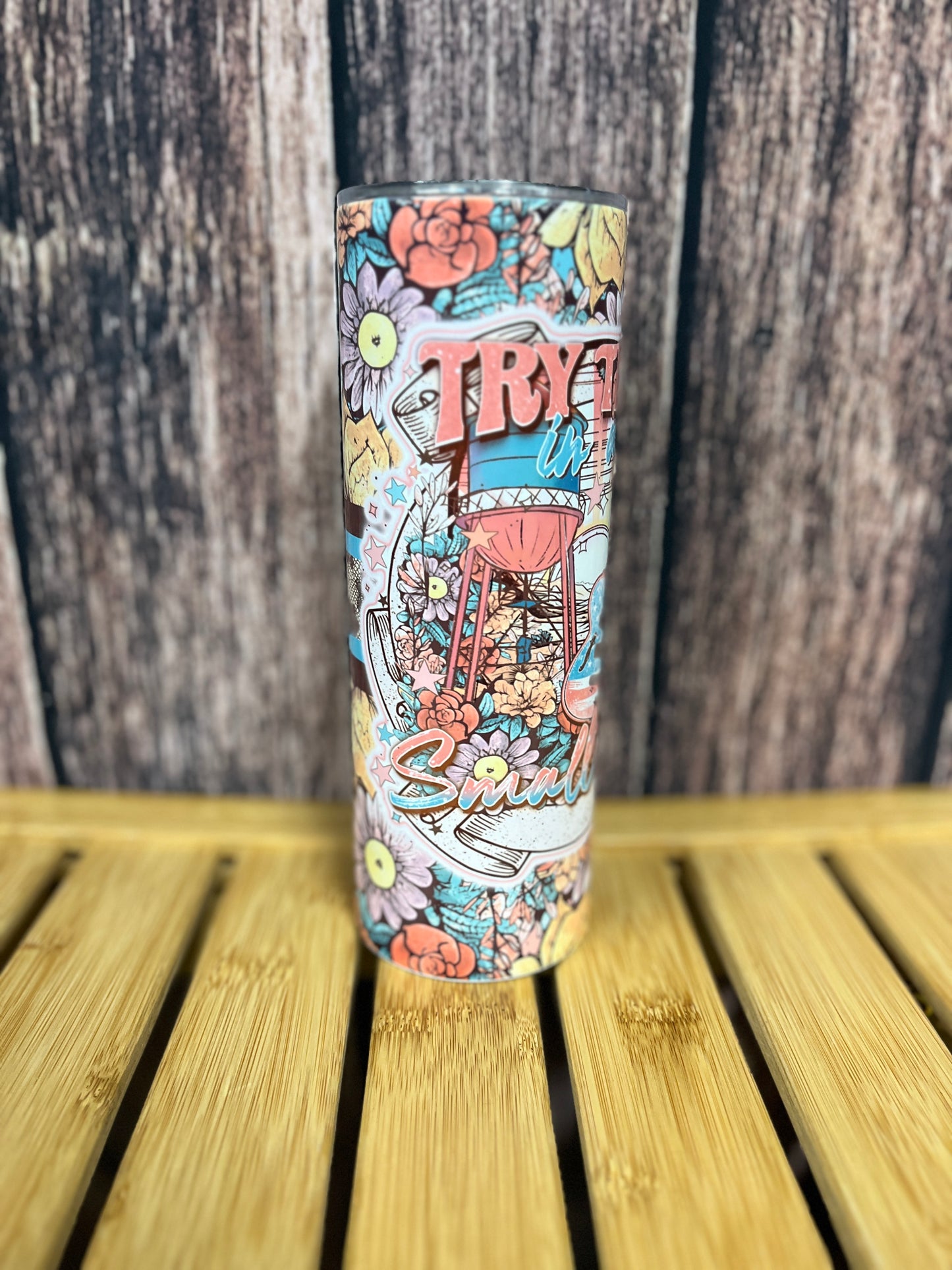 Western Print 20 oz. Tumbler