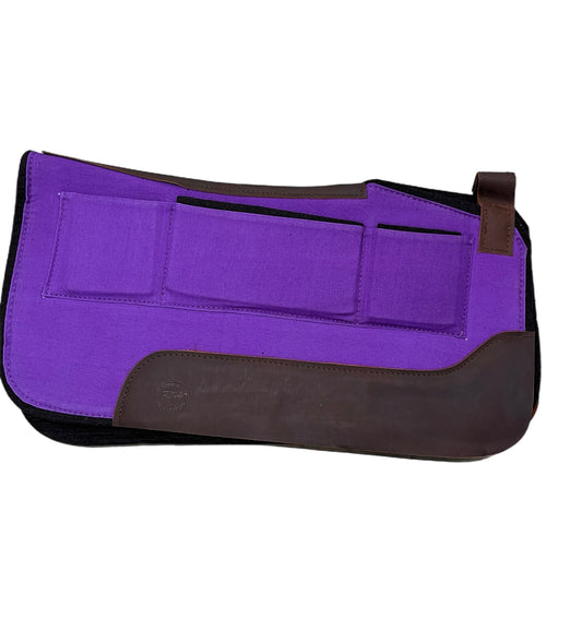 All Wool Western Saddle Pad w/ Shims