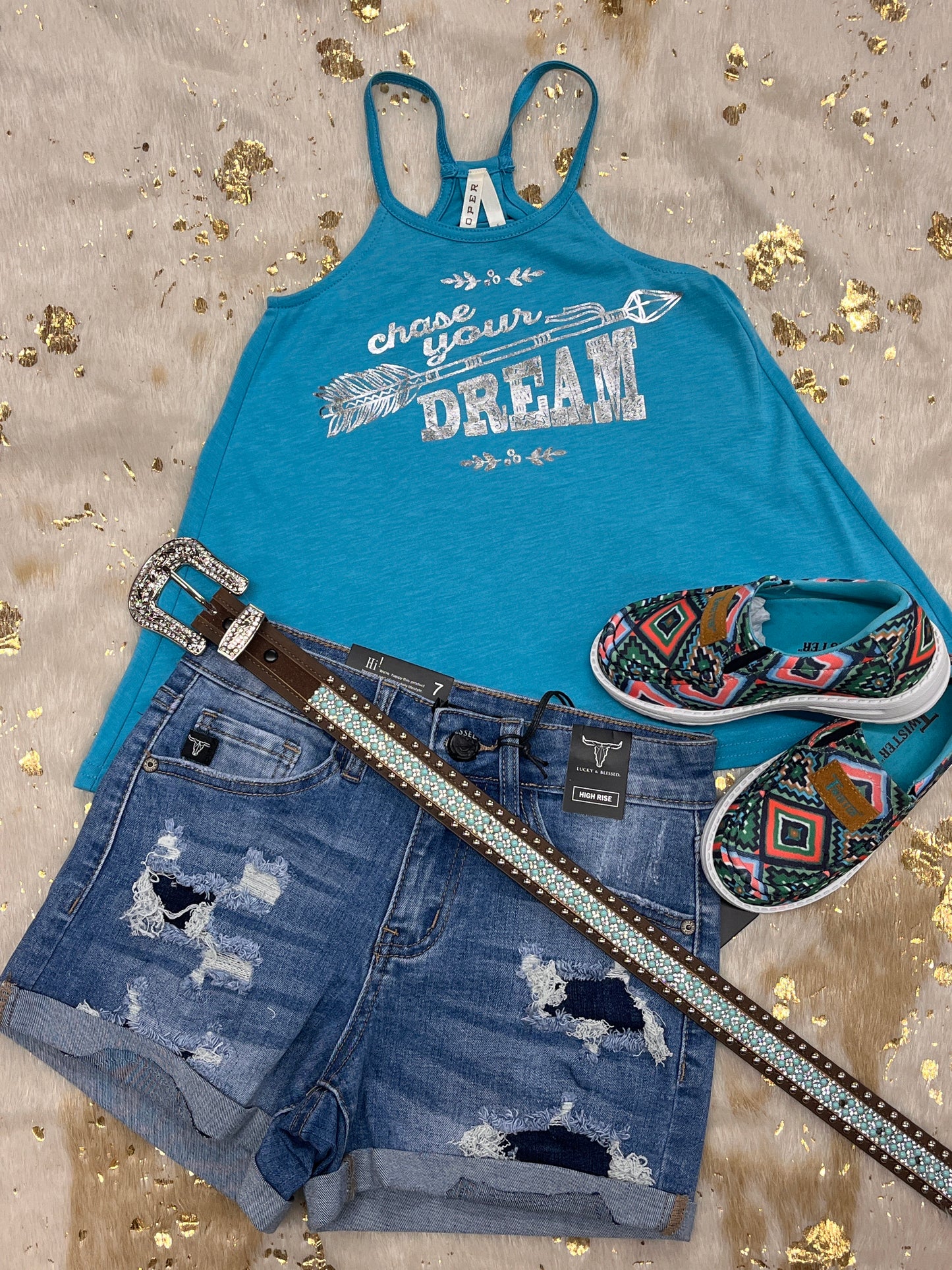 Girl's Roper 'Chase Your Dream' Tank Top