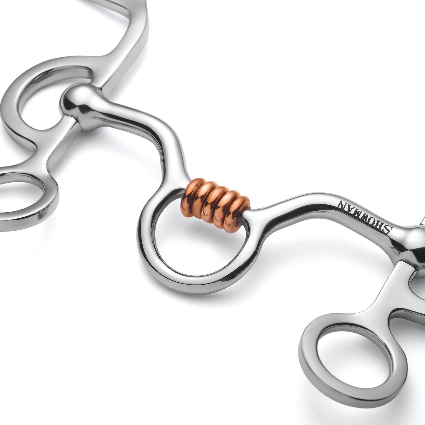 Argentine Shank with Medium Port Copper Rollers