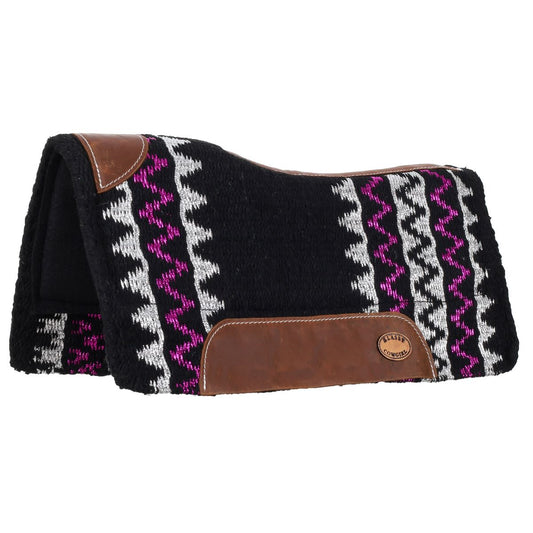 Klassy Cowgirl 28x30" Purple Contoured Wool Top Felt Bottom Saddle Pad