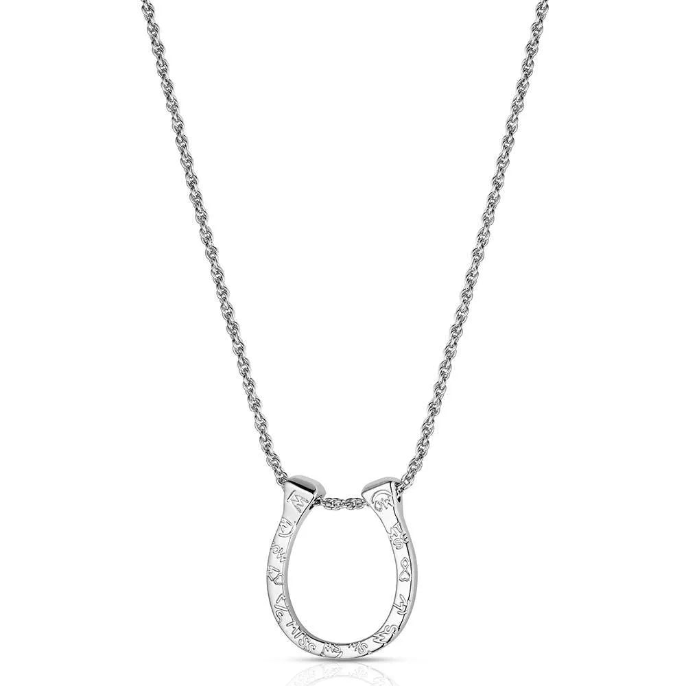 Montana Silversmiths Lucky Nail Horseshoe Necklace