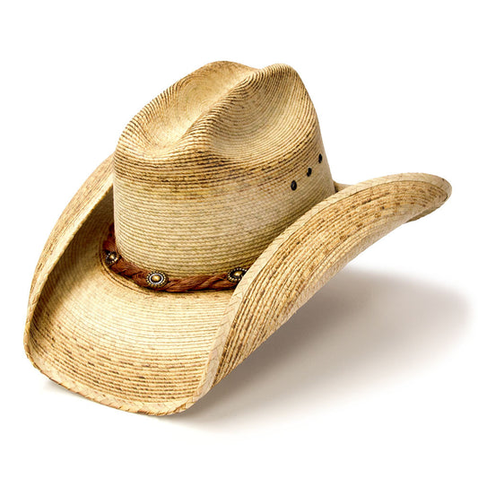 Kid's Palm Straw Cowboy Hat w/ Stampede string