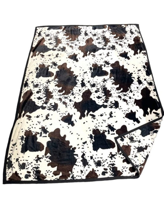 Cow Print Soft Blanket