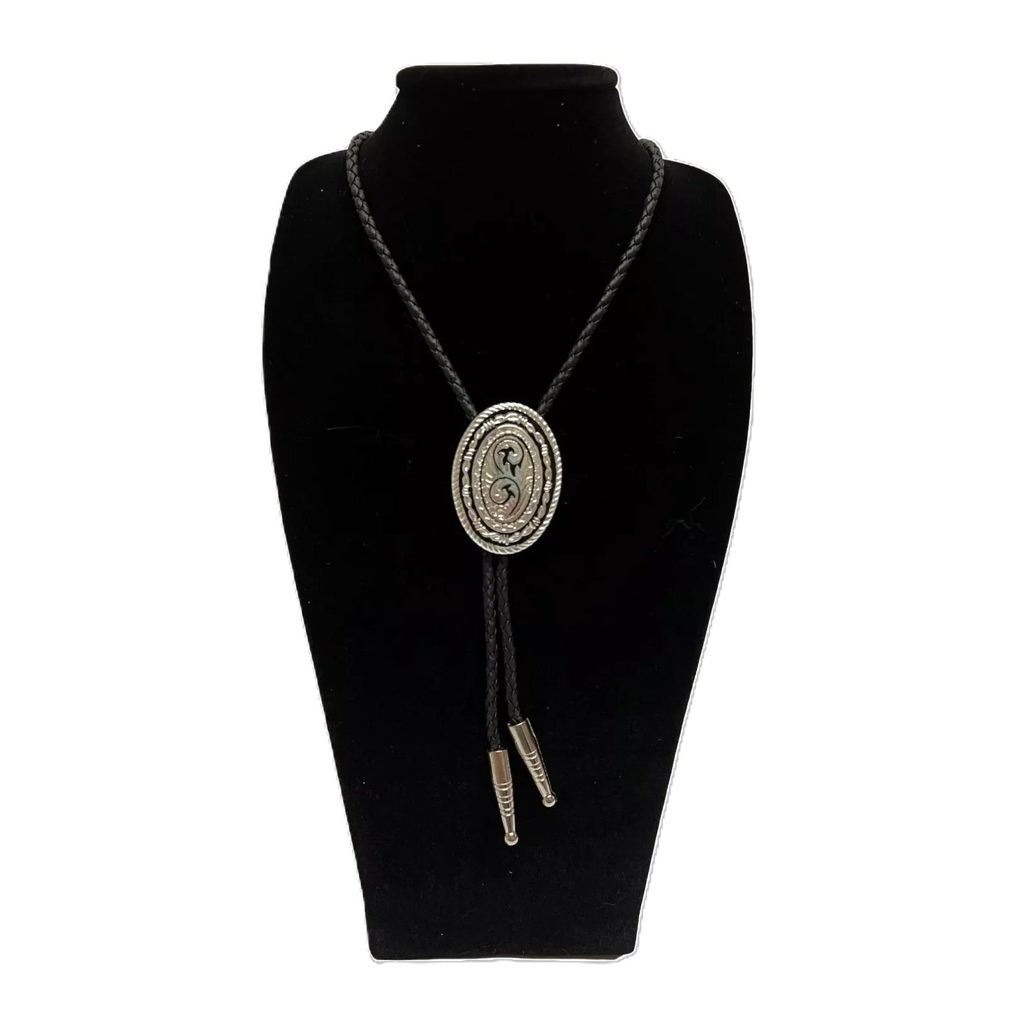 Double S Adult Western Bolo Engraved