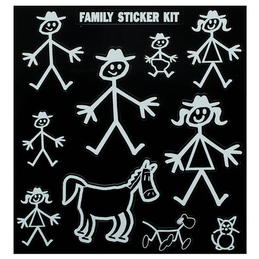 Cowboy Family Sticker