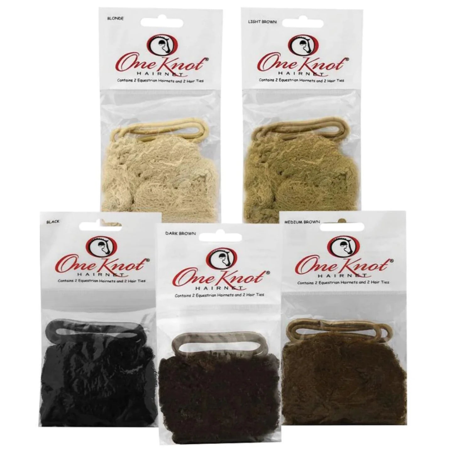 2 pack One Knot Hair Net, Color choice 2 pack