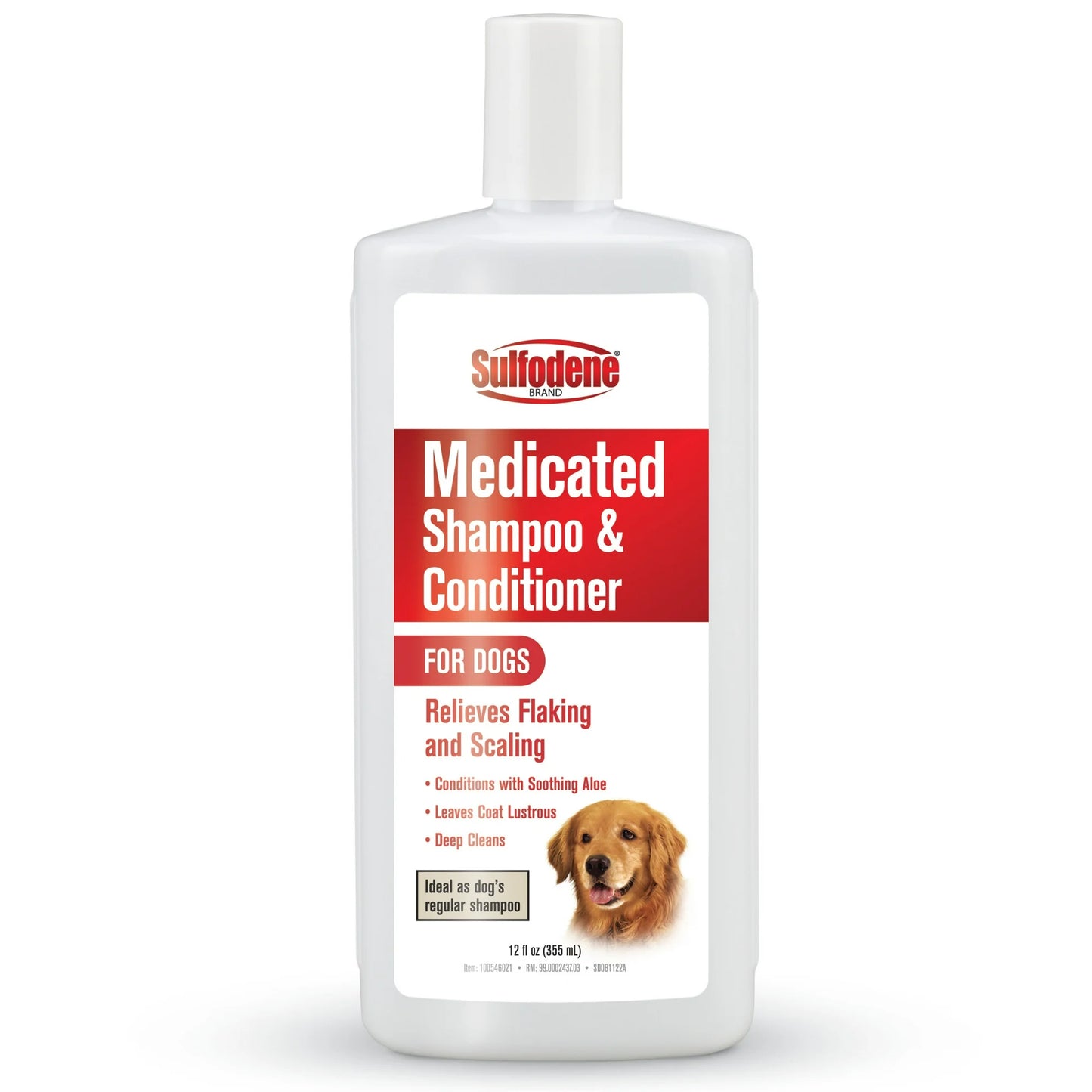 Sulfodene Medicated Shampoo & Conditioner For Dogs. 12 oz.