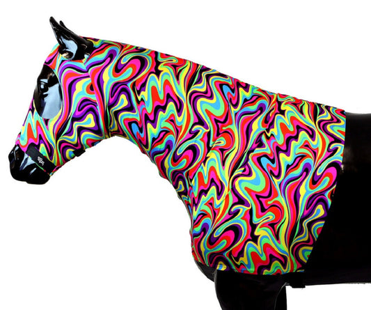 Sleazy Sleepwear Large Mini Horse Print Hood, Print choice
