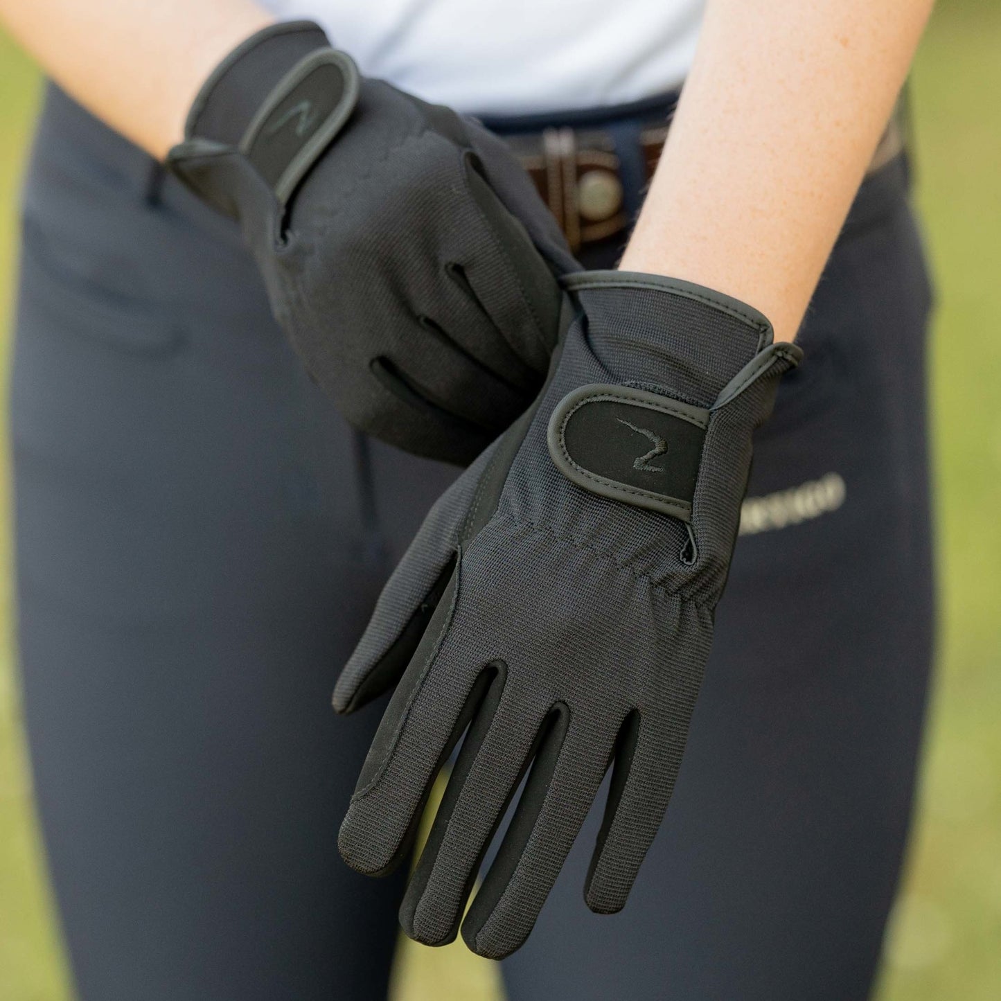 Horze Multi-Stretch Riding Gloves - Black