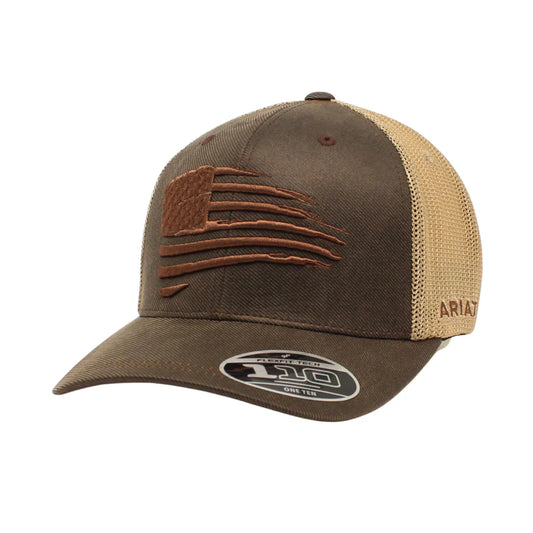 Men's Ariat Distressed Flag Hat / Cap