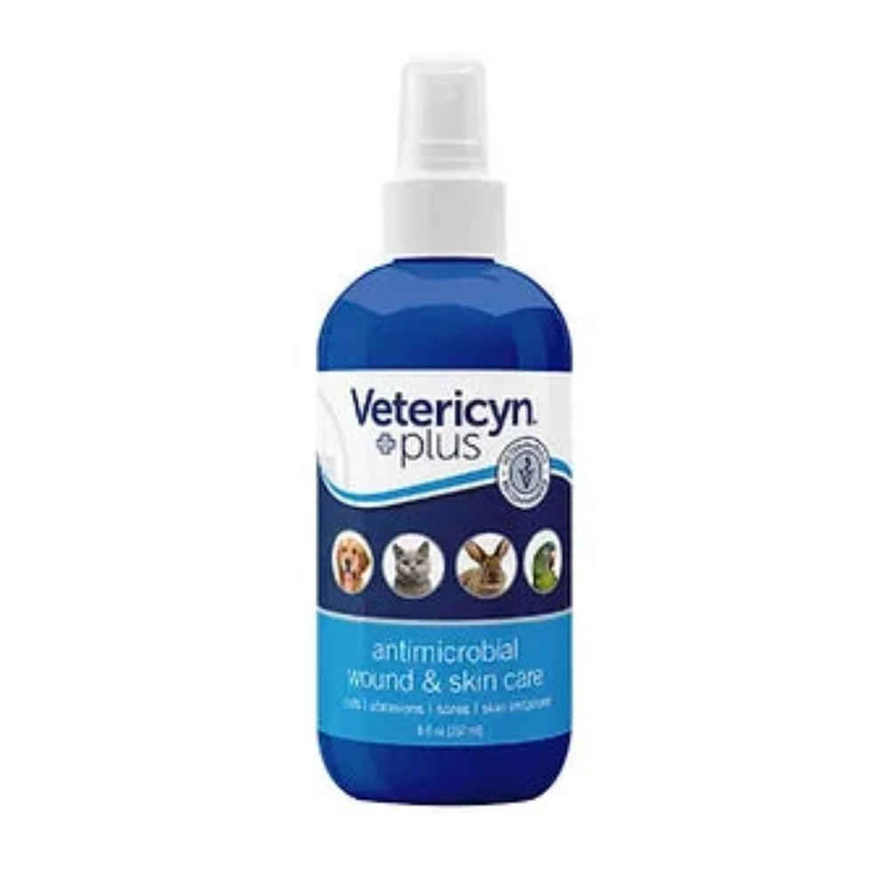 Vetericyn Plus Antimicrobial Wound & Skin Care Spray 8 oz.