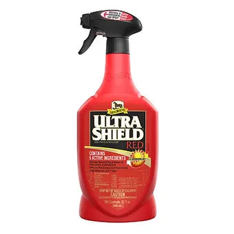 Ultra Shield Red Fly Spray for Horses 32 oz