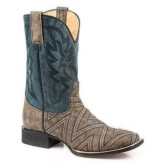 Roper Men's "Ronald" Square Toe Western Cowboy Boot
