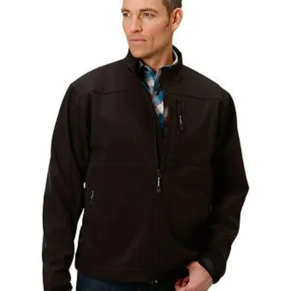 Roper Men's Black Conceal Carry Water Resistant Jacket
