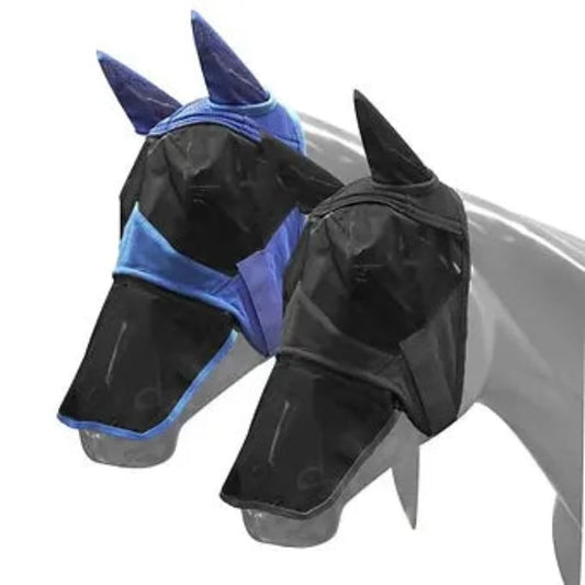 Showman Teddy Fleece Fly Mask