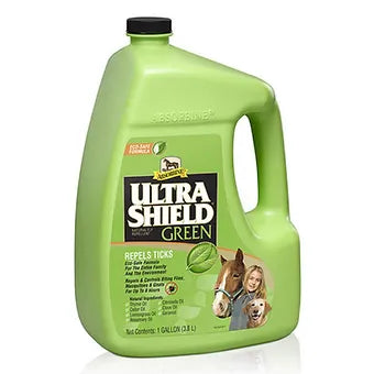 Ultra Shield Green Natural Fly Repellent for Horses Gallon
