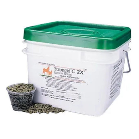 Strongid C 2X Horse Dewormer Pellets 10 lbs.