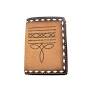 Boot Stitch Buck Laced Trifold Mens Wallet