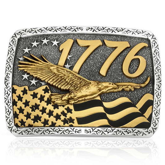 Montana Silversmiths Independent Since 1776 Attitude Buckle