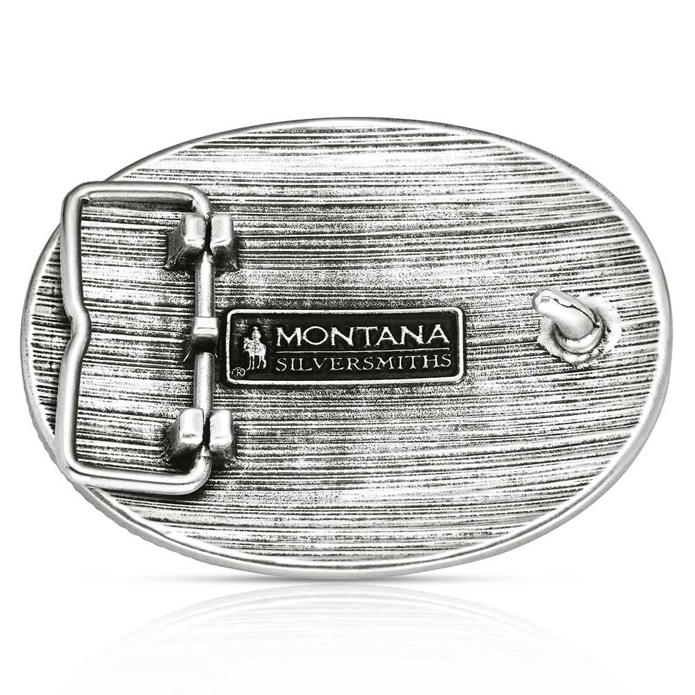 Montana Silversmiths Forged in Freedom Attitude Buckle