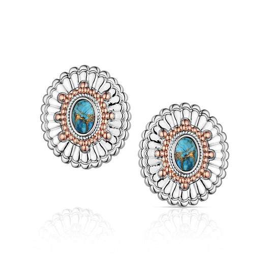Montana Silversmith Turquoise Sunburst Earrings