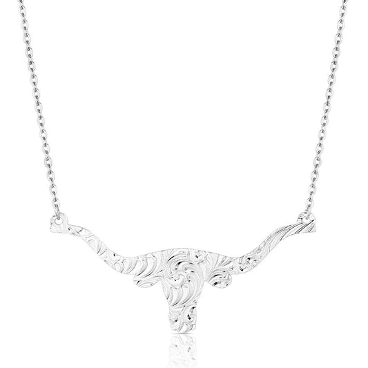 Montana West Out West Longhorn Necklace