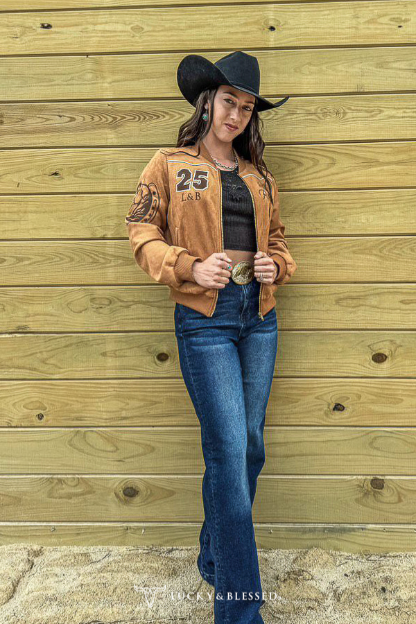 Logo Dark Wash High Rise Ivory Trouser Jeans