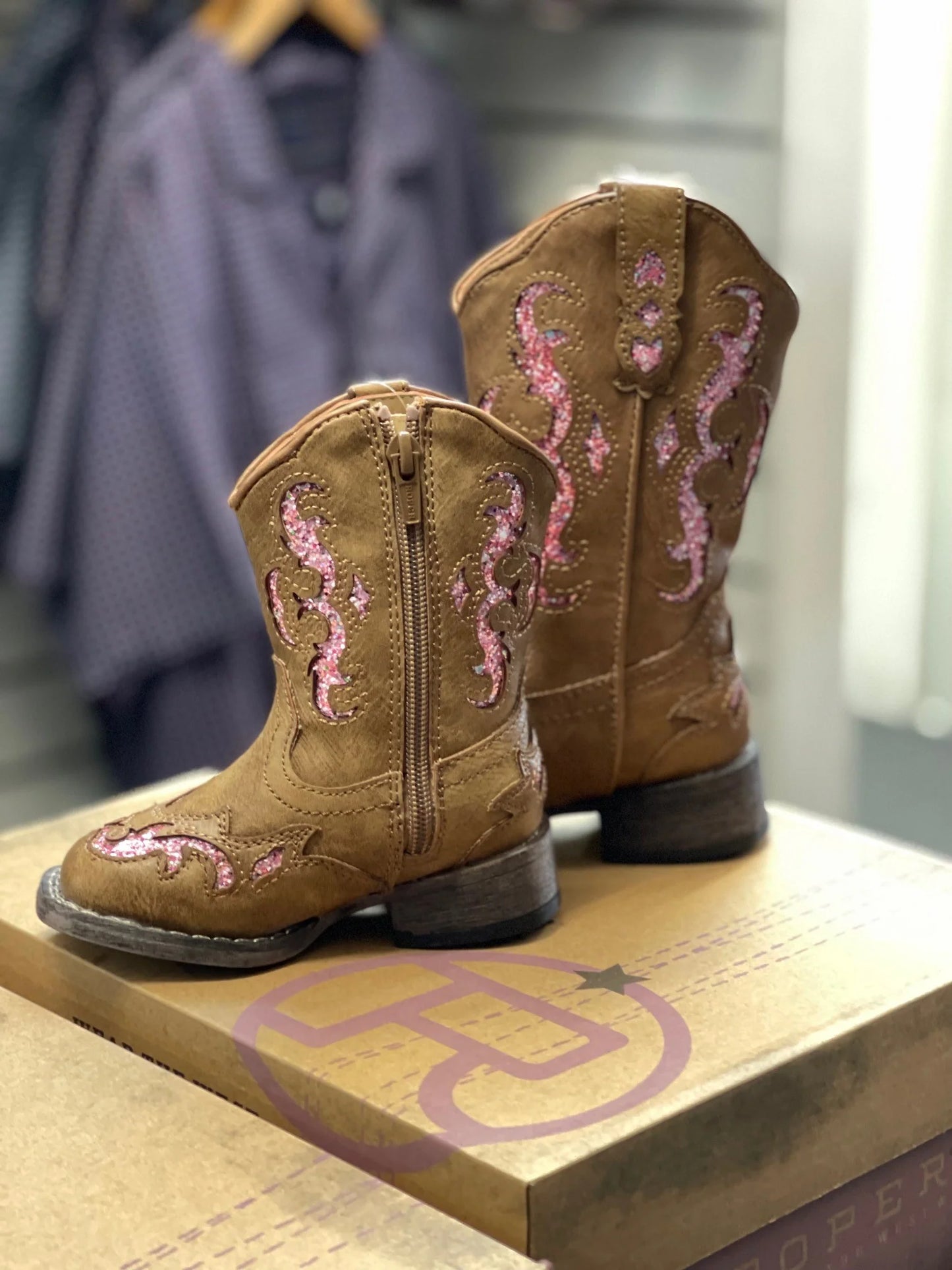 Cheap toddler cowboy boots girl best sale