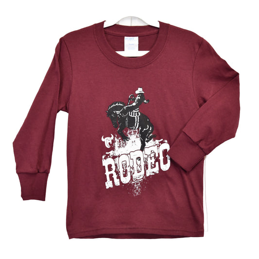 Boy's Cowboy Hardware Maroon 'Rodeo' T-Shirt