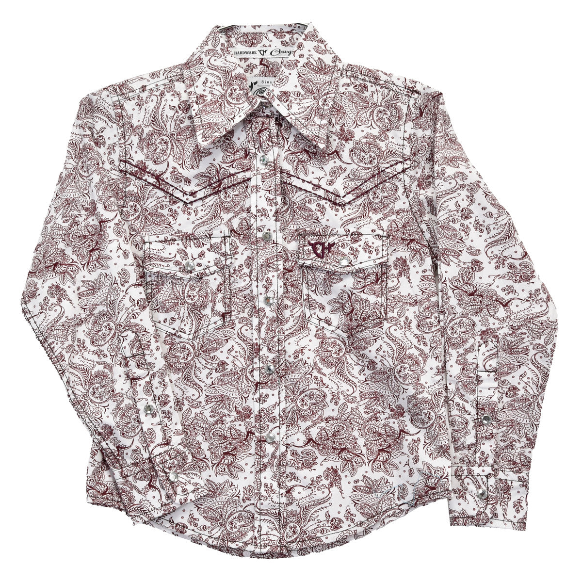 Girl's Cowgirl Hardware Paisley Western Shirt